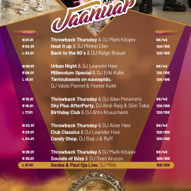 JAANUAR 2026 VENUSES