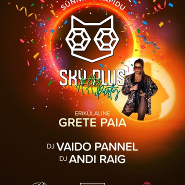 SKY PLUS AFTERPARTY – RAADIO SKY PLUS SÜNNIPÄEVAPIDU